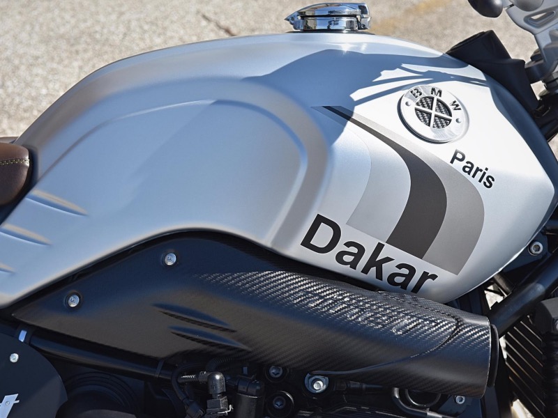 BMW NineT Scrambler Paris Dakar silver edition