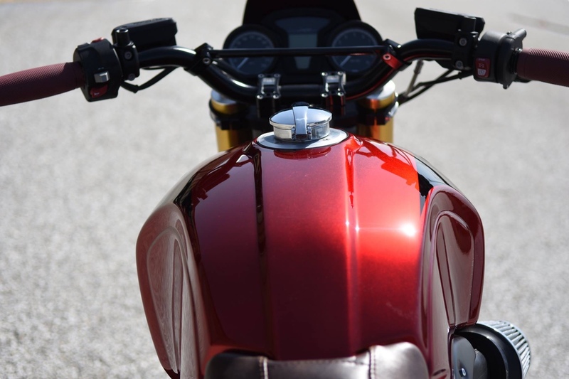 BMW R NineT Roadster Special Red Passion una R9T Custom