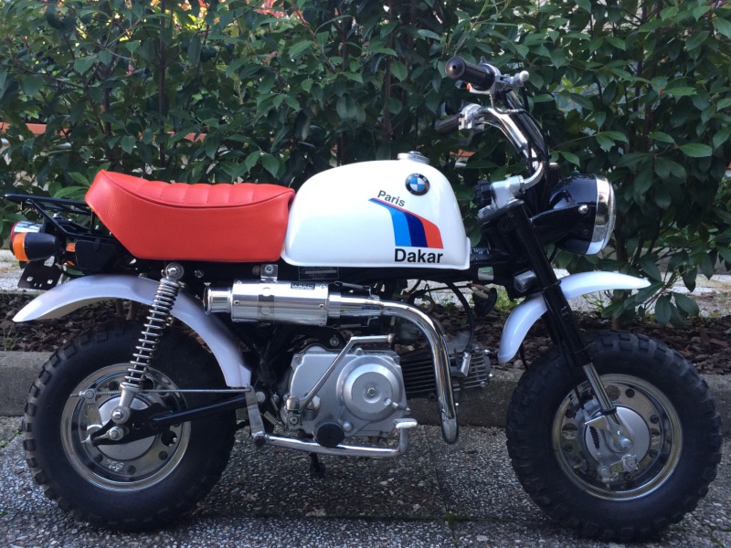 Honda Monkey replica BMW Paris Dakar