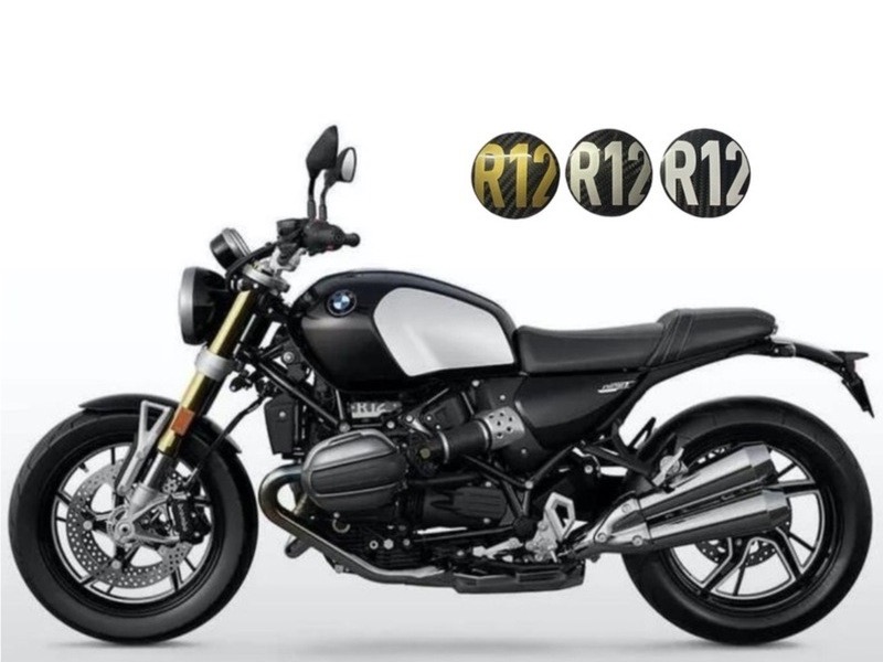 Kit stemmi serbatoio BMW R12 e R12 NineT in fibra di Carbonio Bullymachine